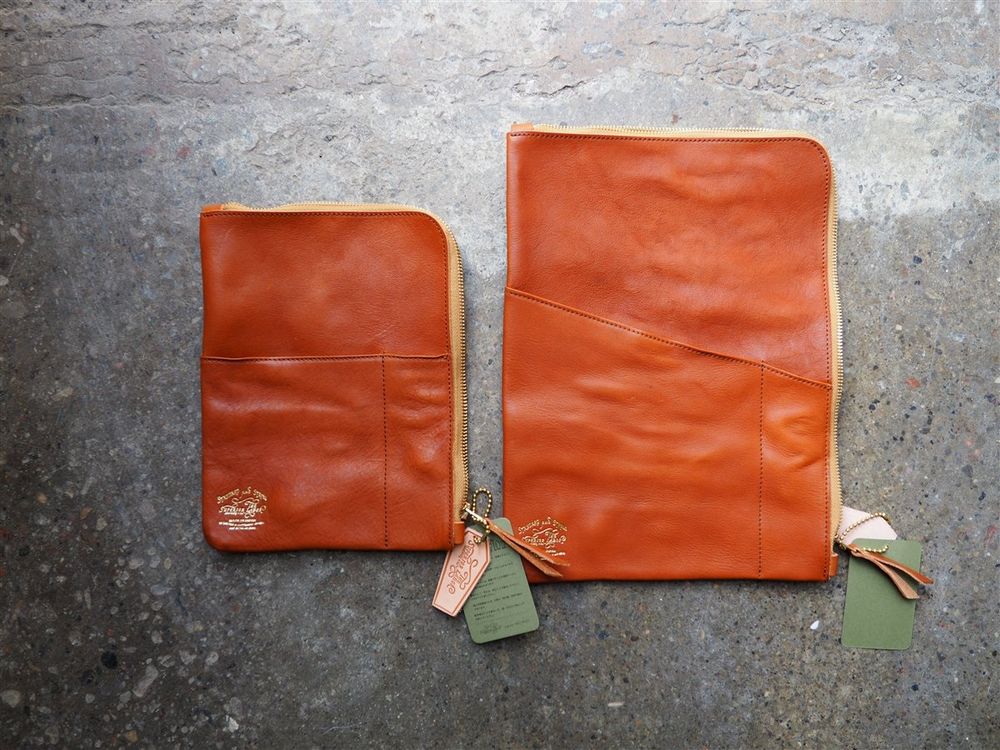 The Superior Labor - Leather Portfolio - Light Brown (A4) - Image 5