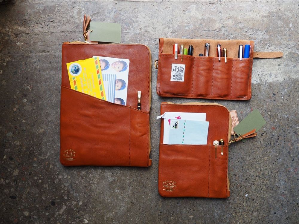 The Superior Labor - Leather Portfolio - Light Brown (A4) - Image 6