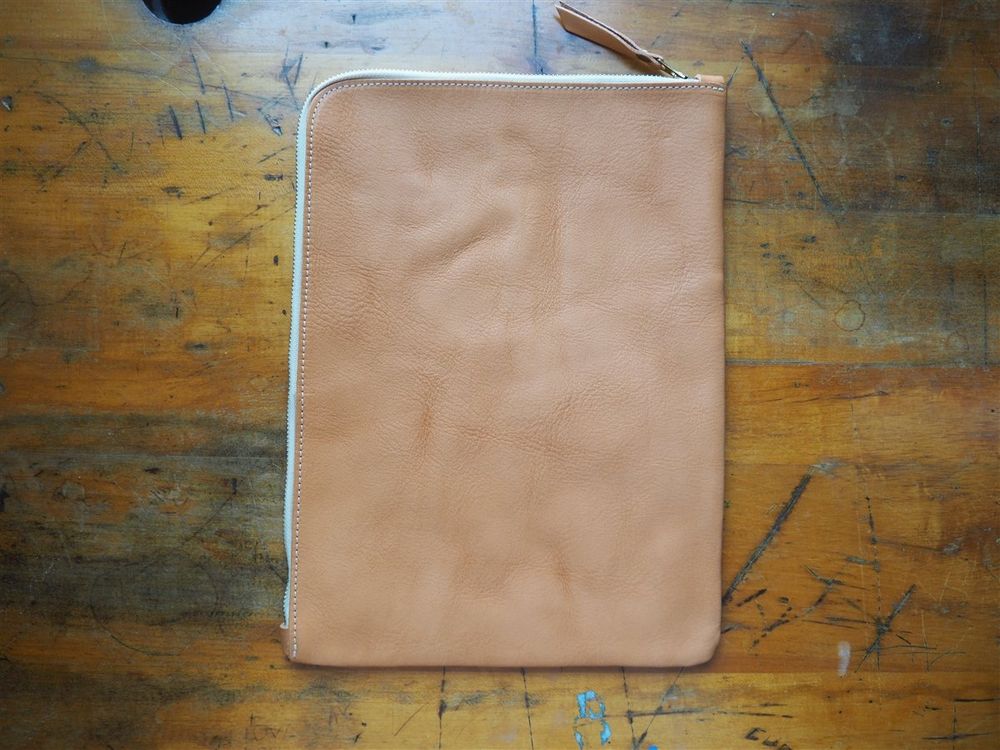 The Superior Labor - Leather Portfolio - Natural (A4) - Image 2