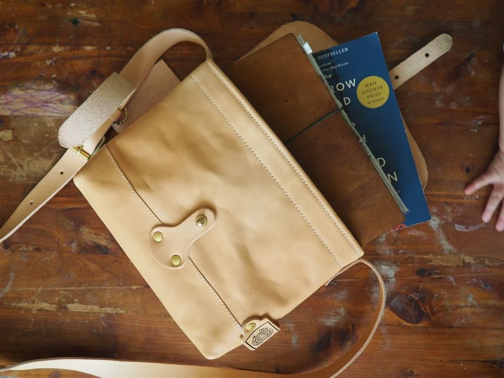The Superior Labor - Leather Small Shoulder Bag - Natural - Image 7