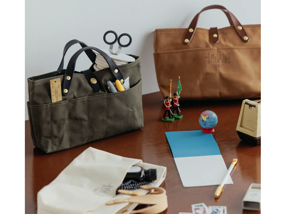 The Superior Labor - Paraffin Canvas Mini Bag - Khaki - Image 2