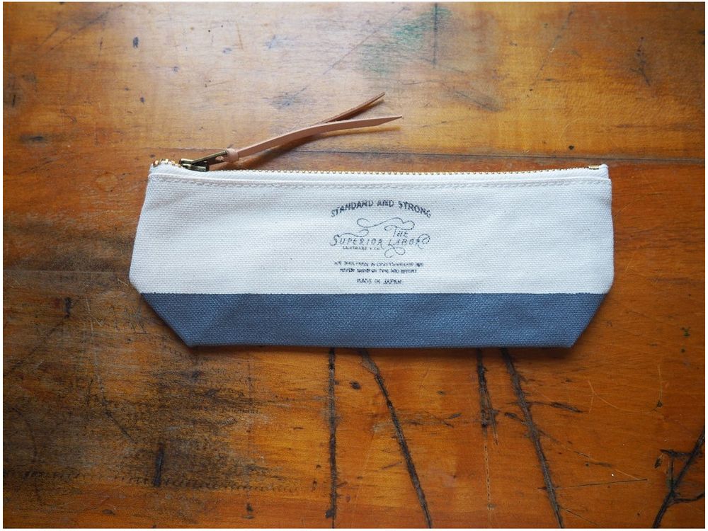 The Superior Labor - Shallow Pouch - Blue Gray