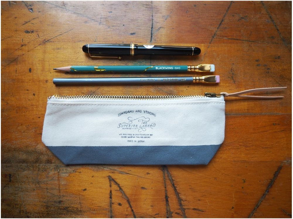The Superior Labor - Shallow Pouch - Blue Gray - Image 2