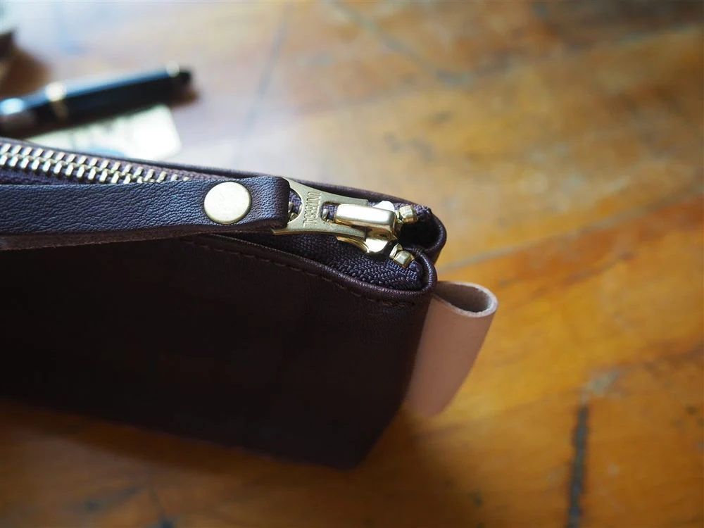 The Superior Labor - Small Leather Pouch - Dark Brown - Image 2