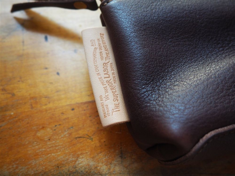 The Superior Labor - Small Leather Pouch - Dark Brown - Image 3