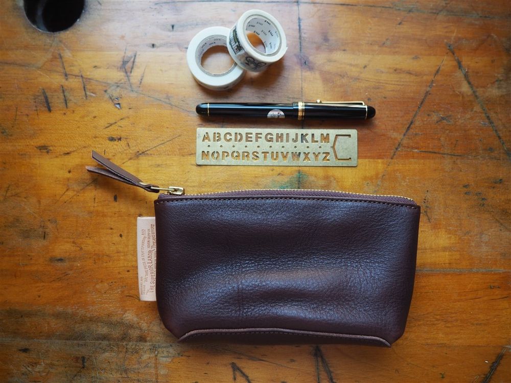 The Superior Labor - Small Leather Pouch - Dark Brown - Image 4