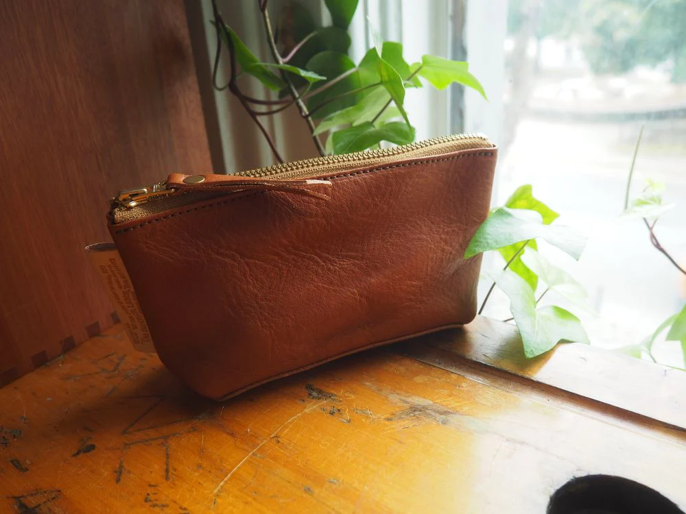 The Superior Labor - Small Leather Pouch - Light Brown - Image 3