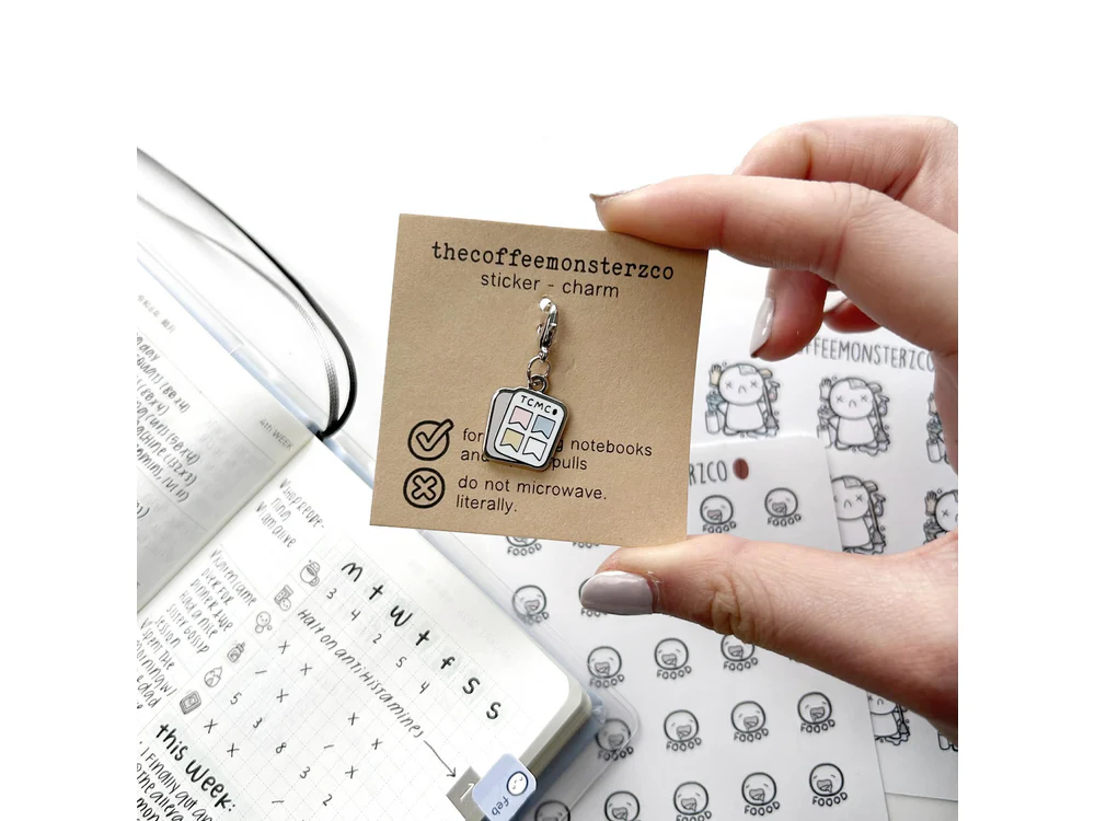 TheCoffeeMonsterzCo - Lobster Clasp Charm - Sticker Sheets