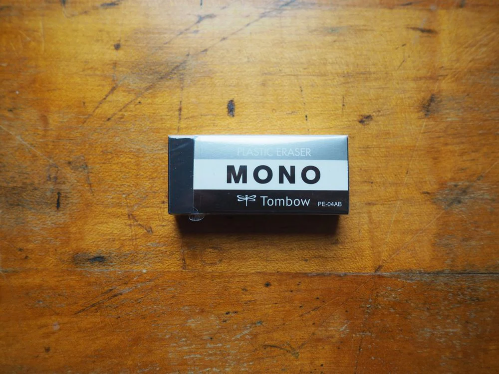 Tombow MONO Black Plastic Eraser - Large