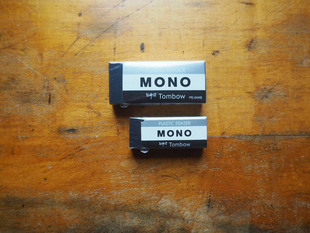 Tombow MONO Black Plastic Eraser - Large - Image 3