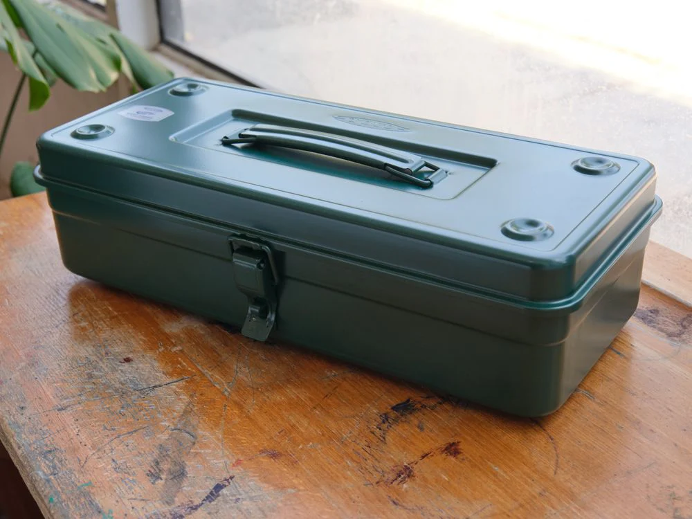 TOYO - Trunk Shape Toolbox - T-350 - Antique Green