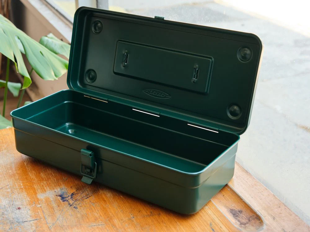 TOYO - Trunk Shape Toolbox - T-350 - Antique Green - Image 2