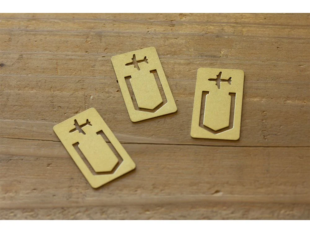 Traveler's Factory Brass Clip - Airplane - Image 2