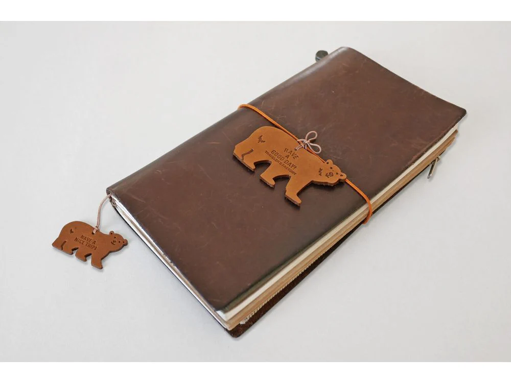 Traveler's Factory - Holiday 2025 Items - Limited Edition - Leather Tag Bear - Image 2