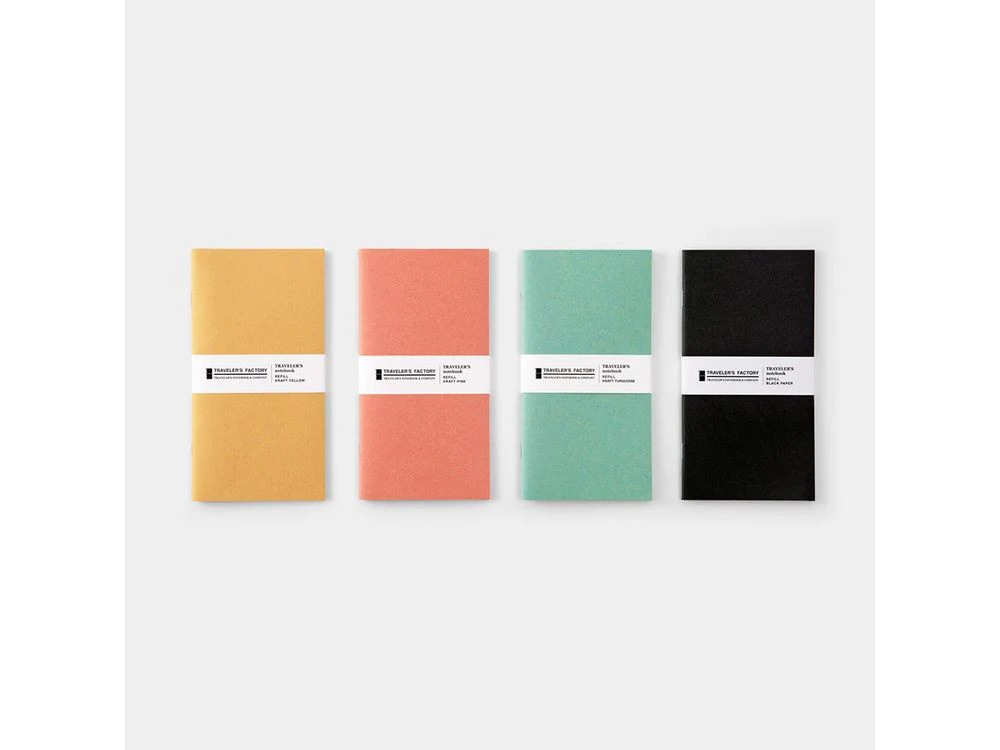 Traveler's Factory Regular Size Refill - Kraft Black - Image 4
