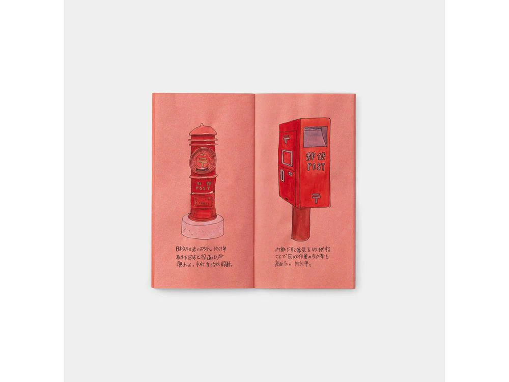 Traveler's Factory Regular Size Refill - Kraft Pink - Image 3