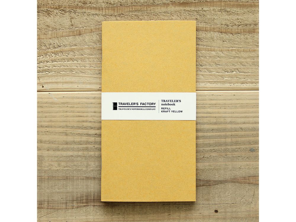 Traveler's Factory Regular Size Refill - Kraft Yellow
