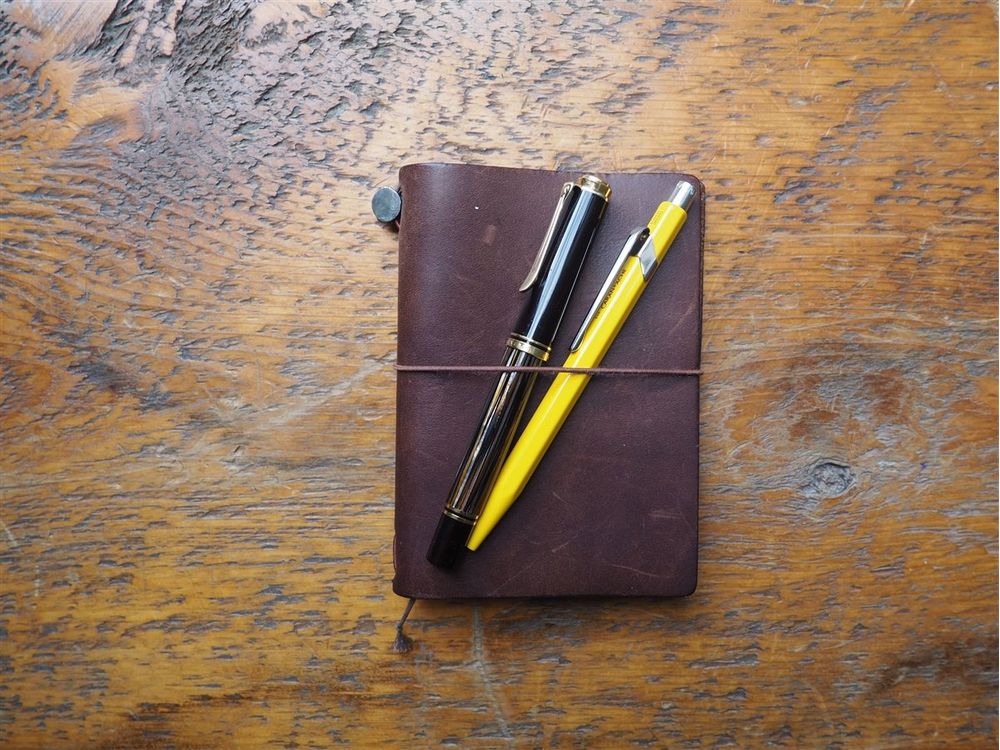 Traveler's Notebook Passport Size - Brown Leather - Image 7