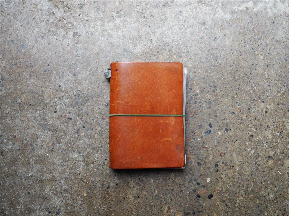 Traveler's Notebook Passport Size - Camel Leather