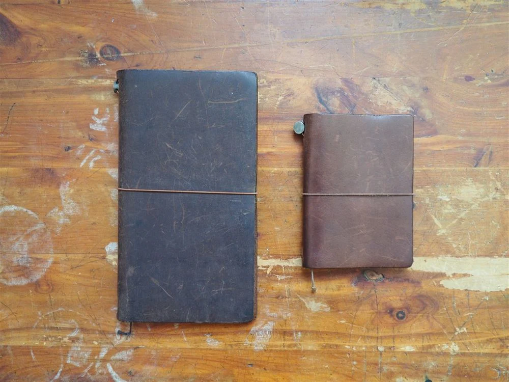 Traveler's Notebook Regular Size - Brown Leather - Image 3