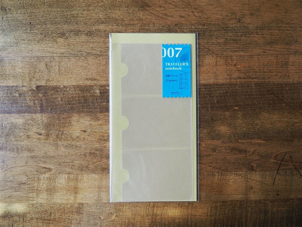 Traveler's Notebook Regular Size Refill - 007 Card File