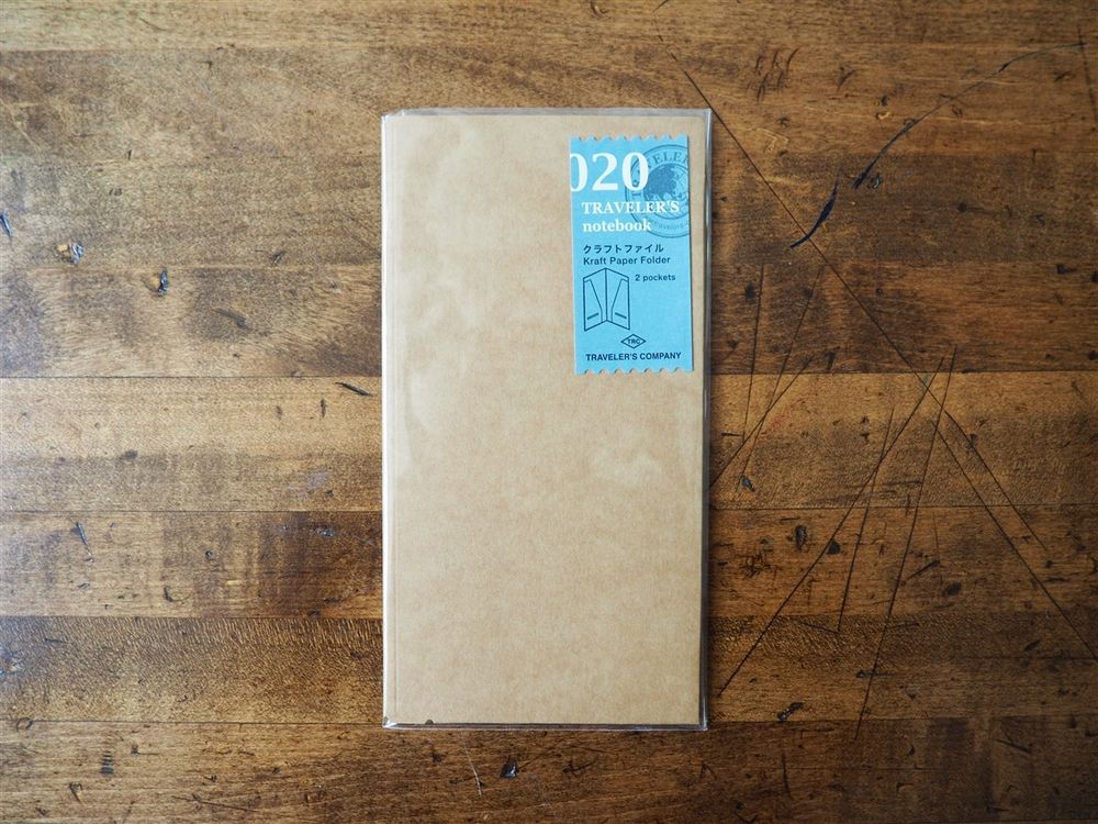 Traveler's Notebook Regular Size Refill - 020 Kraft Paper Folder