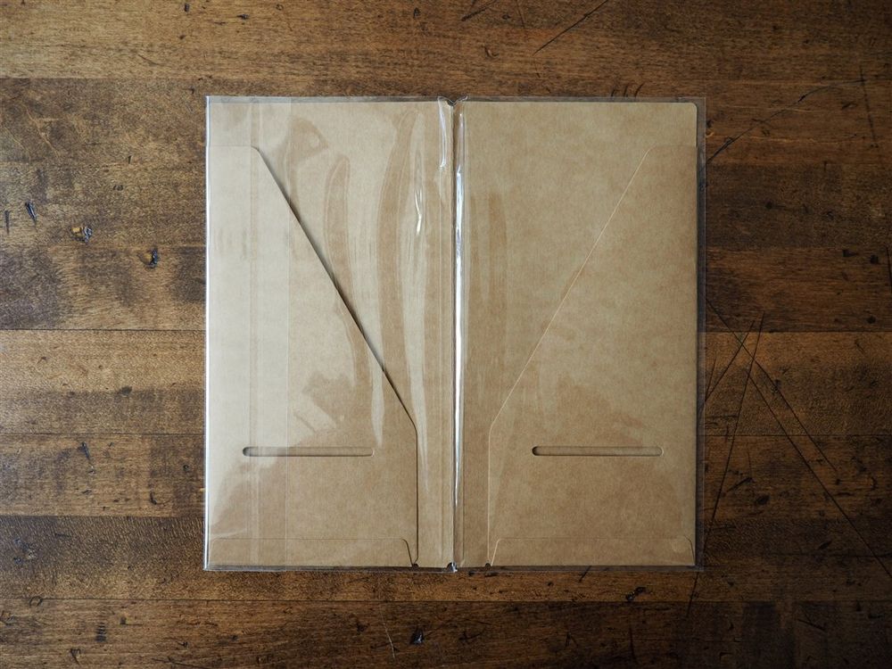 Traveler's Notebook Regular Size Refill - 020 Kraft Paper Folder - Image 2