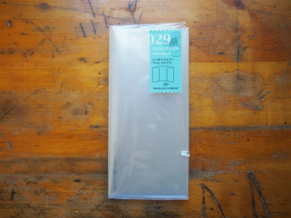 Traveler's Notebook Regular Size Refill - 029 Three-fold File