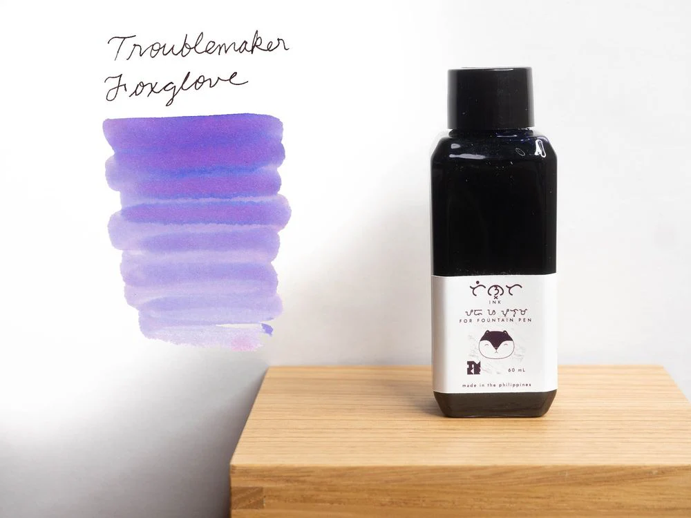 Troublemaker Inks - Fountain Pen Shading Ink (60mL) - Foxglove