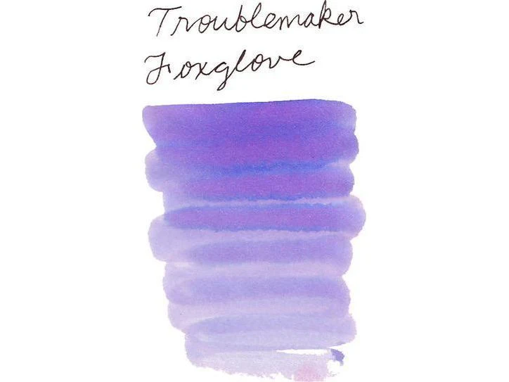 Troublemaker Inks - Fountain Pen Shading Ink (60mL) - Foxglove - Image 2
