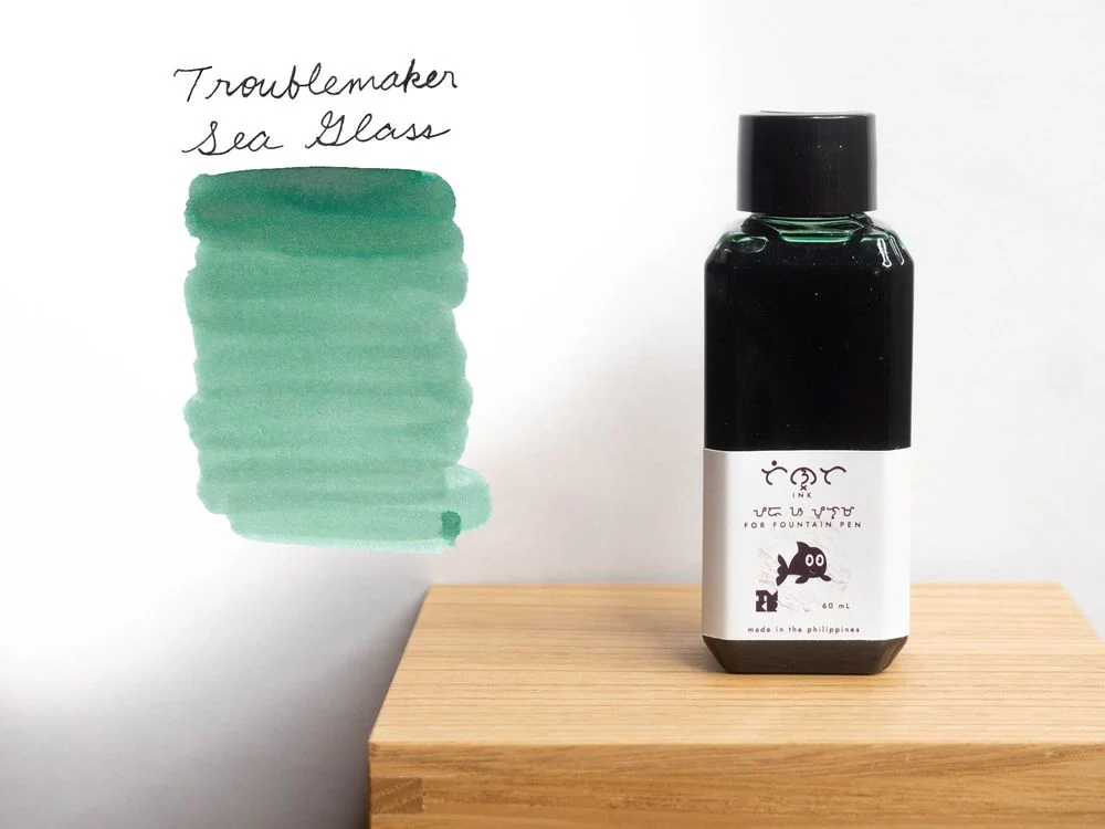 Troublemaker Inks - Fountain Pen Shading Ink (60mL) - Sea Glass