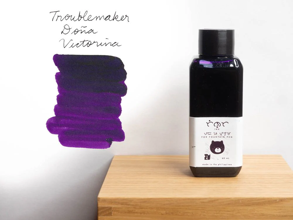 Troublemaker Inks - Fountain Pen Sheening Ink (60mL) - Doña Victorina