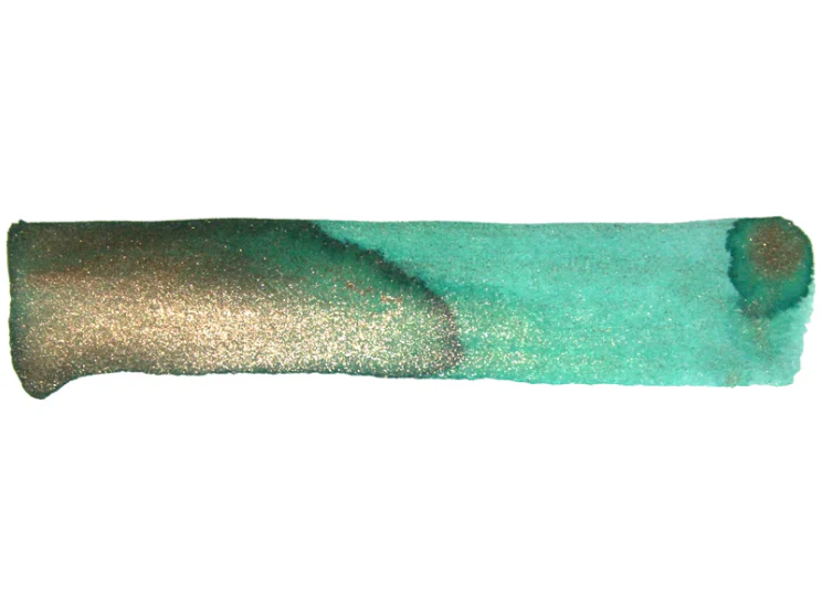 Troublemaker Inks - Fountain Pen Shimmer Ink (60mL) - Copper Patina - Image 3