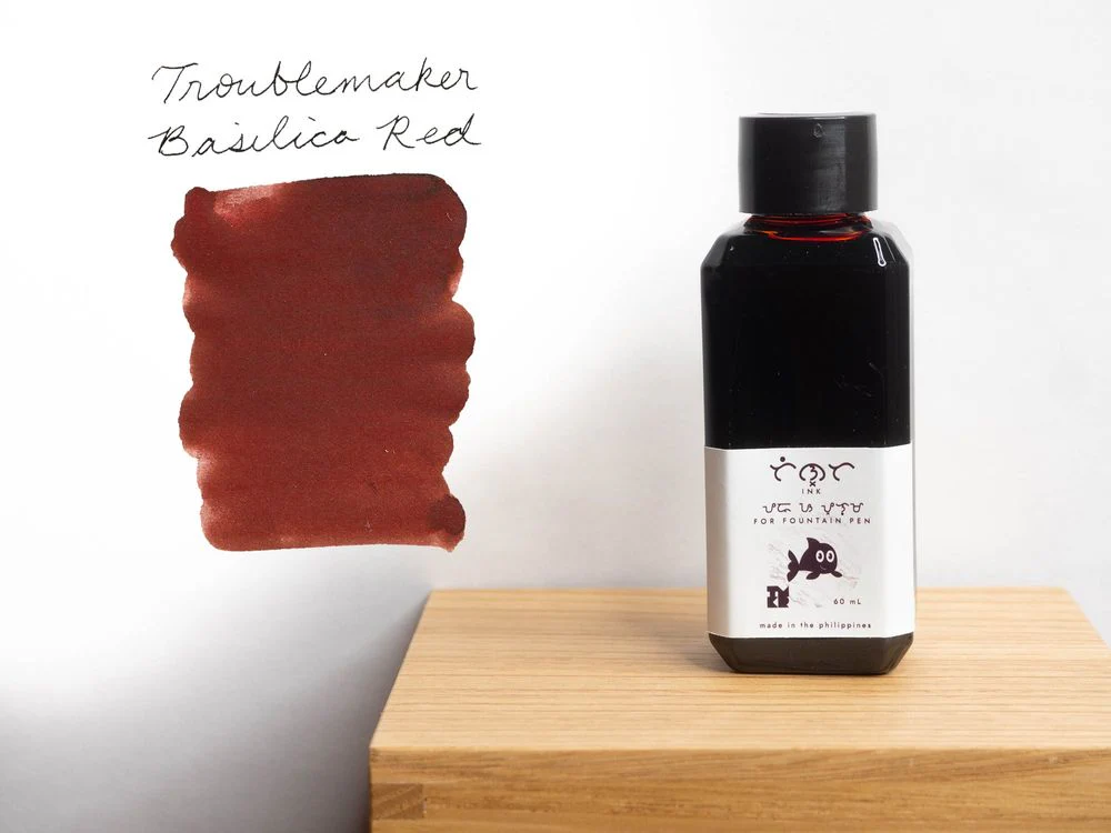 Troublemaker Inks - Fountain Pen Standard Ink (60mL) - Basilica Red