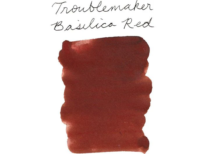 Troublemaker Inks - Fountain Pen Standard Ink (60mL) - Basilica Red - Image 2