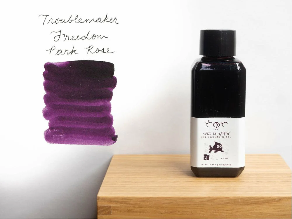 Troublemaker Inks - Fountain Pen Standard Ink (60mL) - Freedom Park Rose