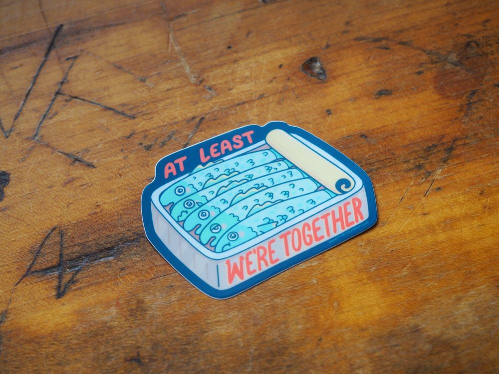 Turtle's Soup - Vinyl Sticker - At Least We're Together