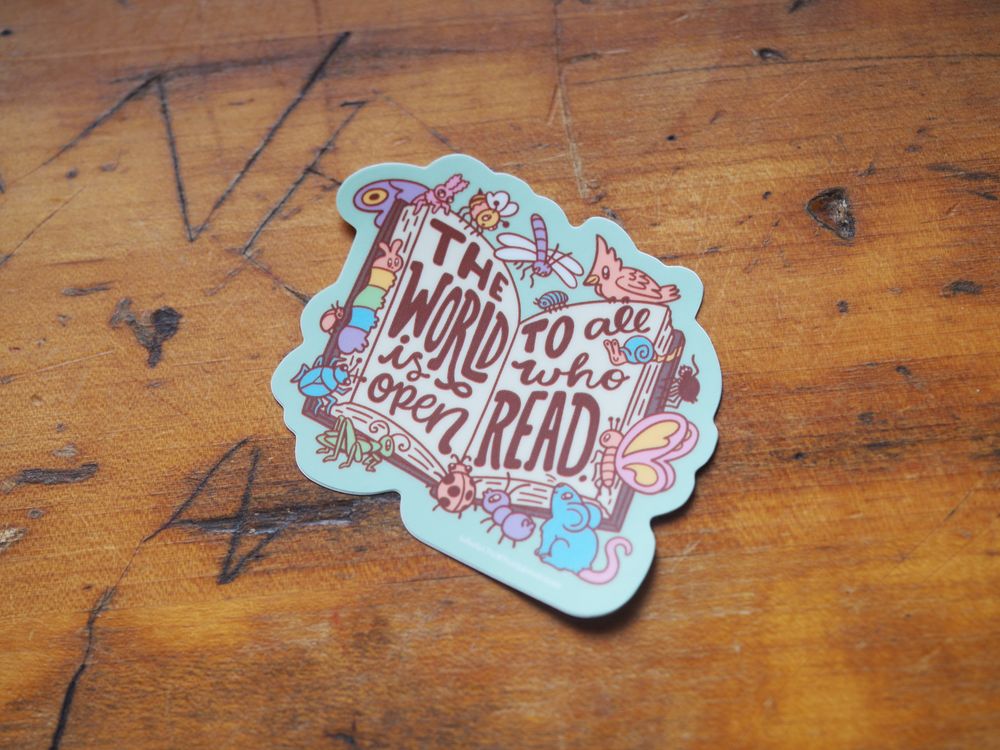 Turtle's Soup - Vinyl Sticker - The World is Open