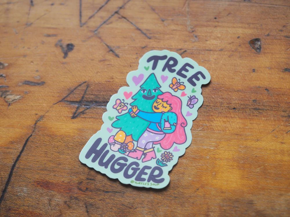 Turtle's Soup - Vinyl Sticker - Tree Hugger