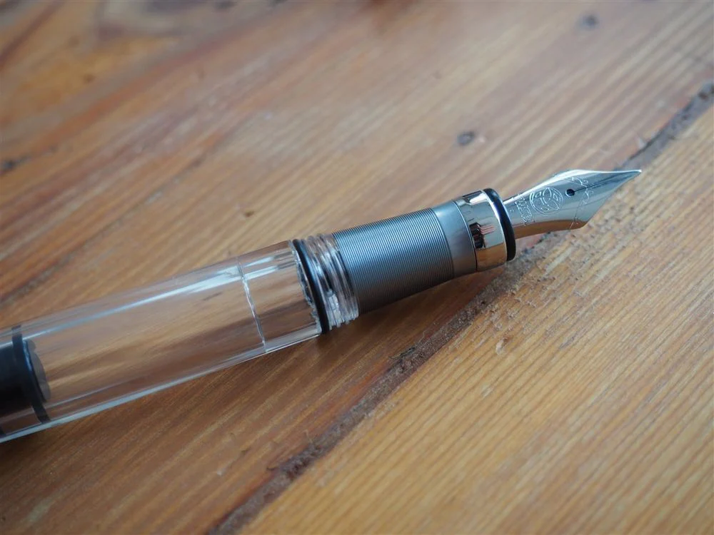 TWSBI Diamond 580 ALR Fountain Pen - Nickel Grey - Image 5