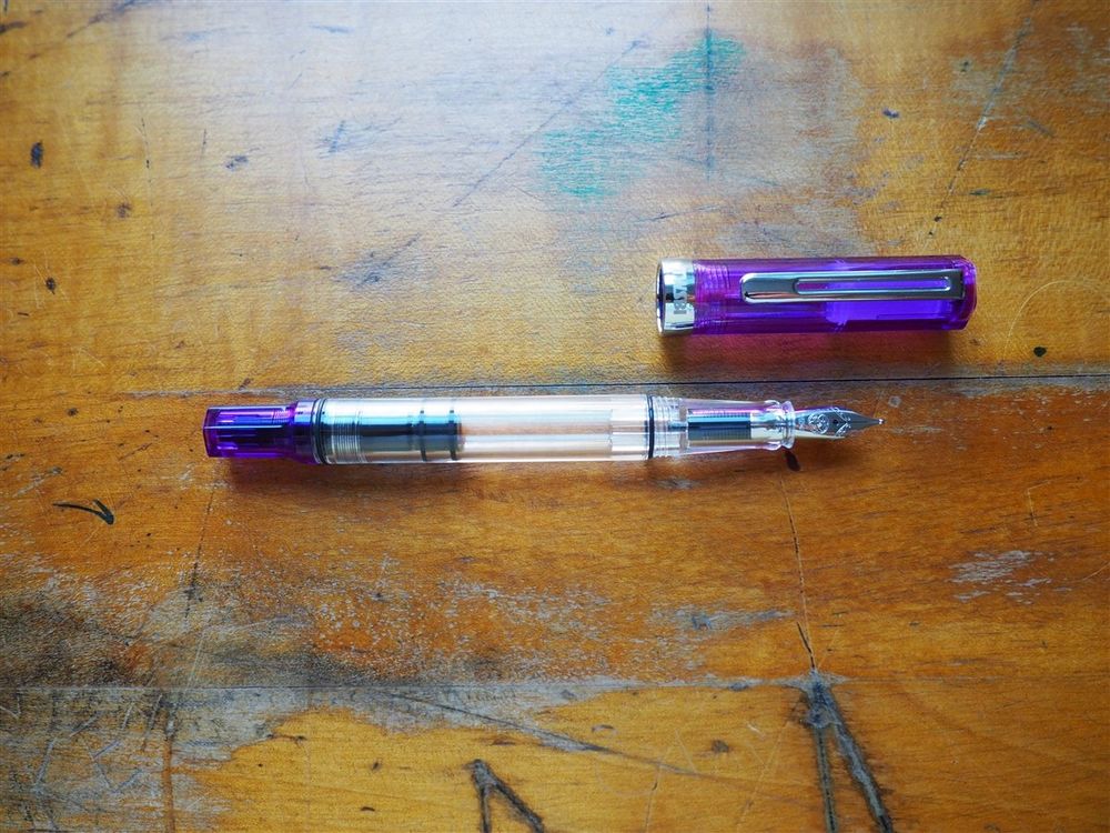 TWSBI ECO Fountain Pen - Transparent Purple - Image 2