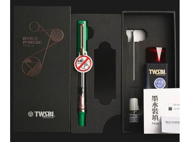 TWSBI ECO-T Fountain Pen Set - Royal Jade - Image 2