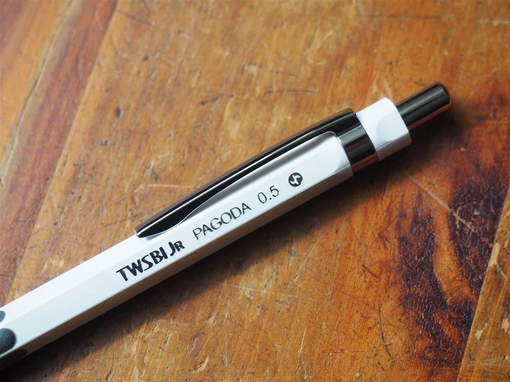 TWSBI Jr. Pagoda Mechanical Pencil - 0.5mm - White - Image 3