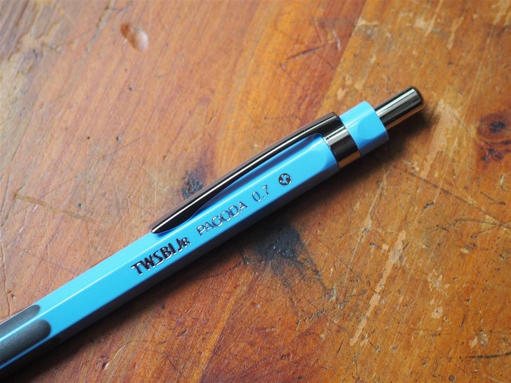TWSBI Jr. Pagoda Mechanical Pencil - 0.7mm - Blue - Image 3