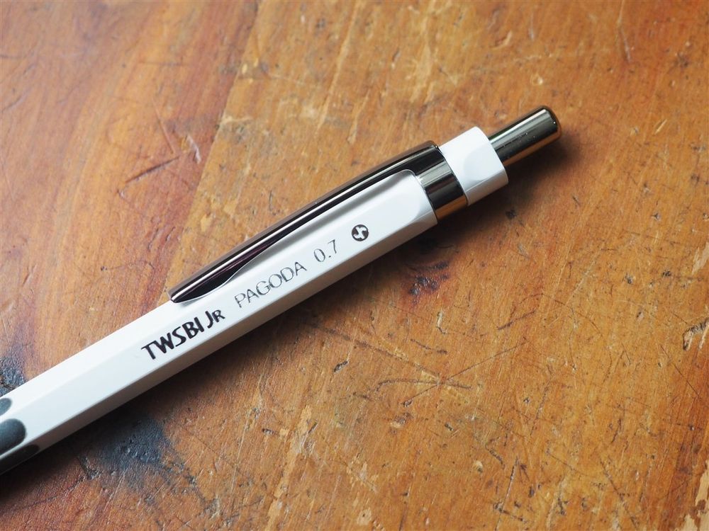 TWSBI Jr. Pagoda Mechanical Pencil - 0.7mm - White - Image 3