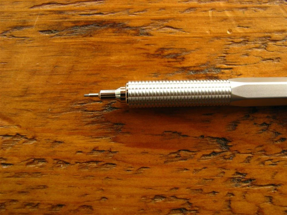 TWSBI Precision Retractable Mechanical Pencil 0.7mm - Matte Silver - Image 2