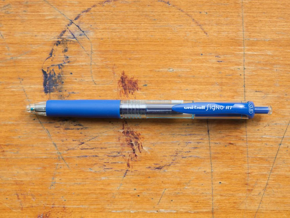 Uni-ball Signo RT Eco Writer Gel Pen - 0.5mm - Blue