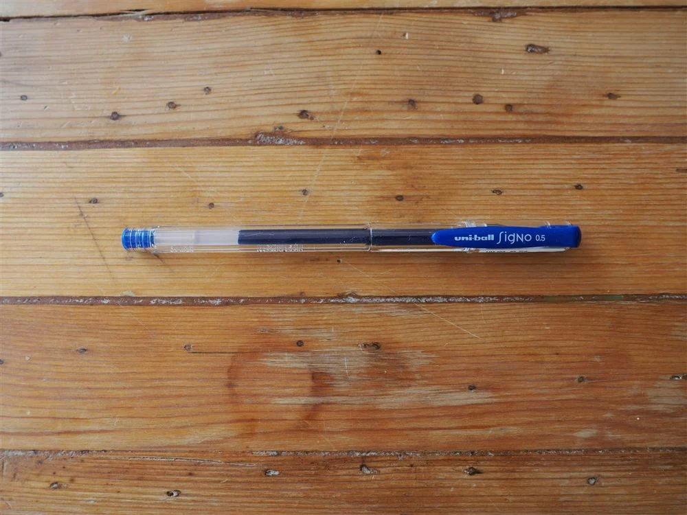 Uni-ball Signo UM-100 Gel Pen - Blue