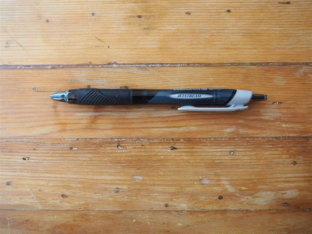 Uni Jetstream Ballpoint Pen - 0.38mm - Black