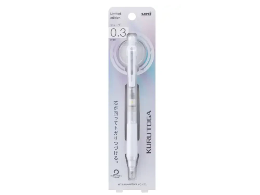 Uni Kuru Toga Mechanical Pencil - 0.3mm - Gloss Pearl